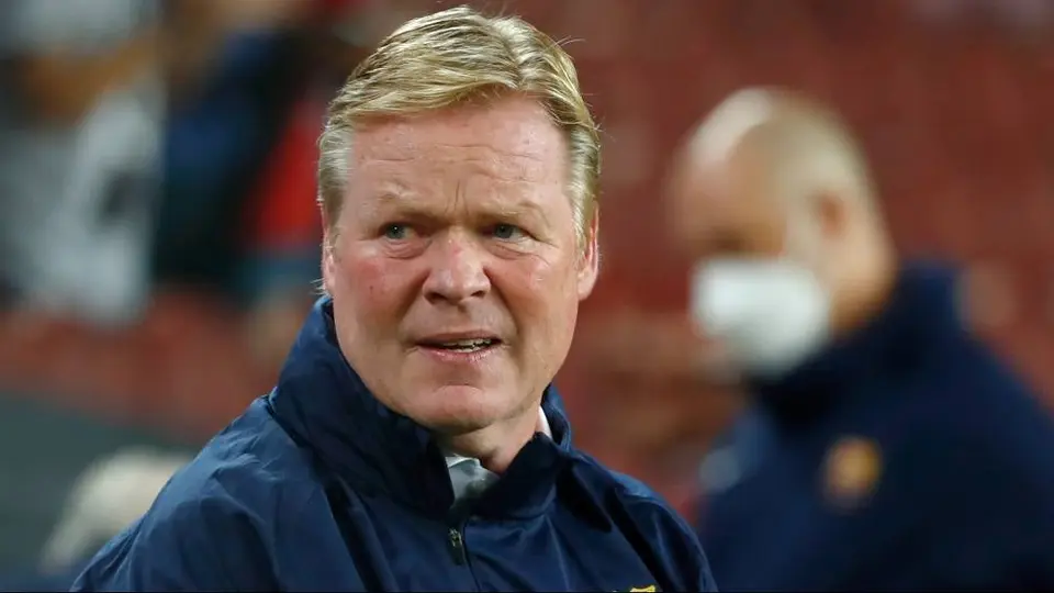 Barcelona: Koeman no permitió preguntas, leyó comunicado y pidió paciencia