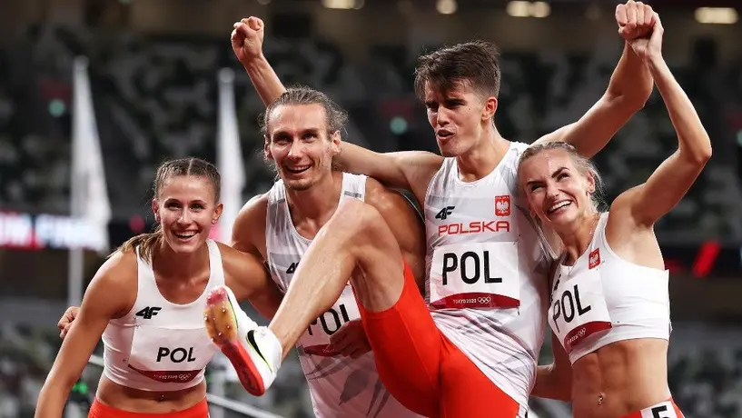 Tokio 2020: Polonia, primer campeón olímpico de 4x400 metros mixtos