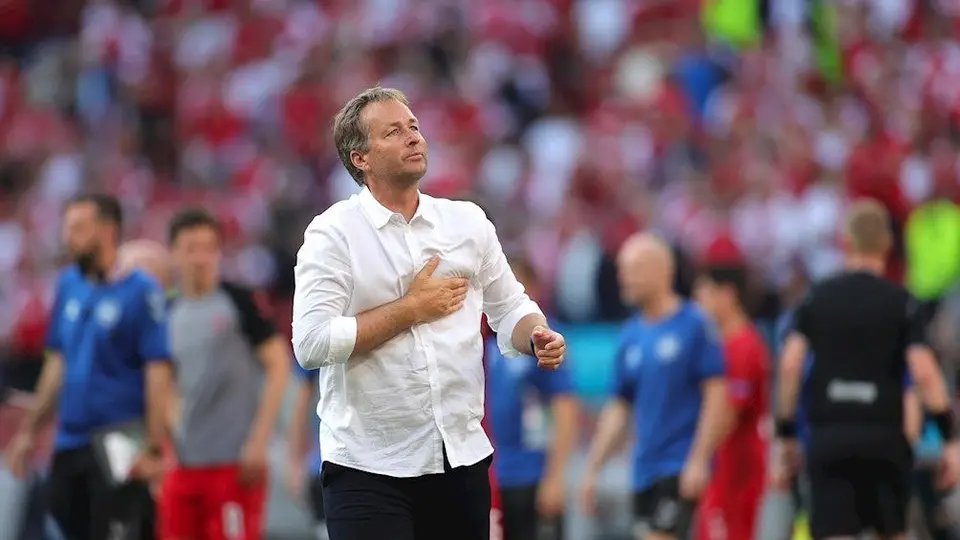 DT de Dinamarca sobre Eriksen: 'Para los jugadores era importante volver a verlo'
