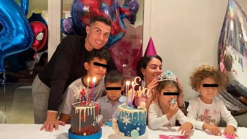 Cristiano Ronaldo: Interrumpió concentración con Portugal para festejar cumpleaños de sus hijos