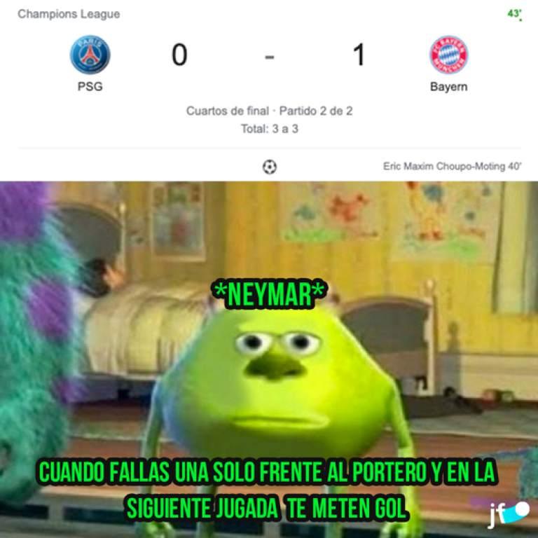Diviértete con los mejores memes que dejó la victoria de PSG sobre el Bayern Munich en Champions