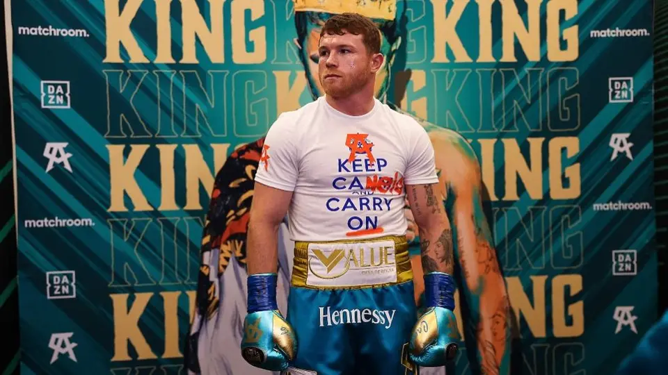 Canelo Álvarez a Caleb Plant: 'Mañana le voy a cobrar las mentadas de madre al cab...'