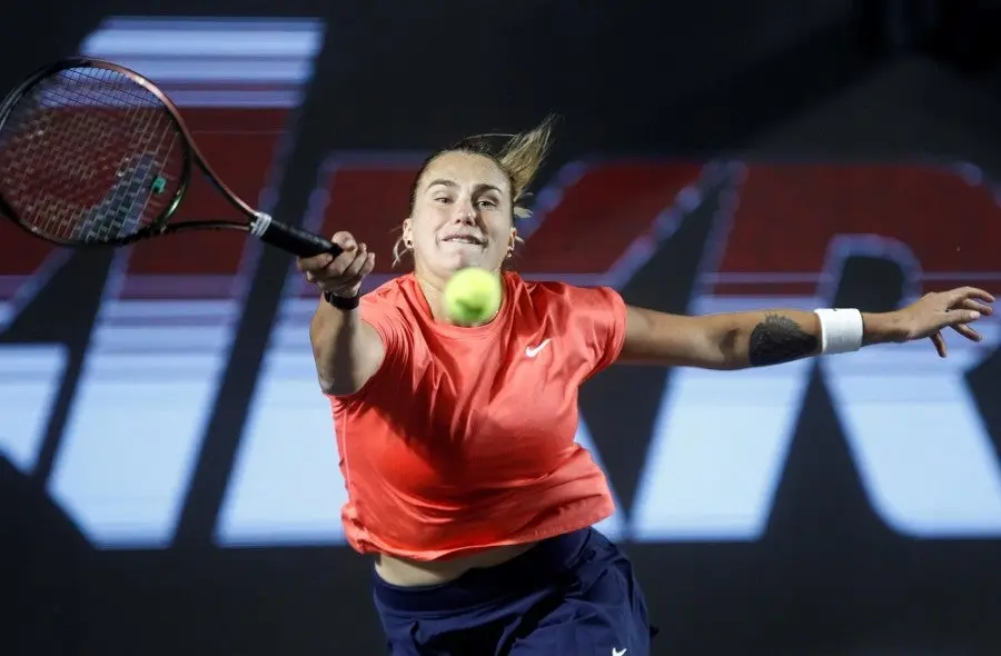 Aryna Sabalenka en juego en el WTA Finals | WTA