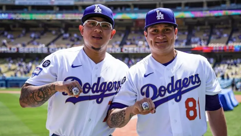 MLB: Dodgers recibieron sus anillos por el triunfo en la Serie Mundial ante los Rays