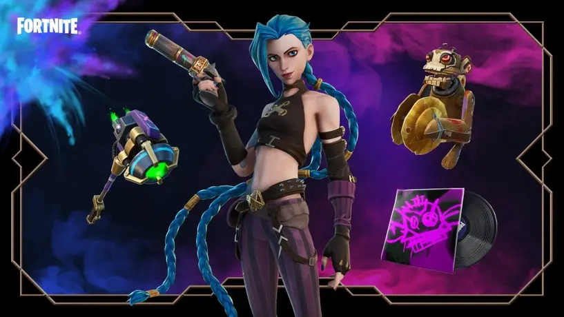 League of Legends: Jinx llega a Fortnite por el estreno de Arcane