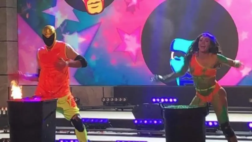 Tinieblas Jr. pidió disculpas a Macky González por nalgada y aseguró que fue por la adrenalina