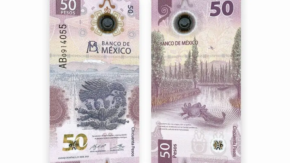 Banco de México: Presentó el nuevo billete de 50 pesos conmemorativo a Tenochtitlán