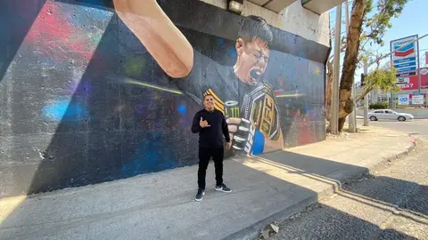 Gerardo Orozco sobre mural de Brandon Moreno: 'La imagen representa a todo Tijuana'