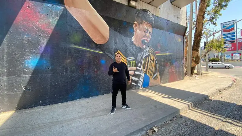Gerardo Orozco sobre mural de Brandon Moreno: 'La imagen representa a todo Tijuana'