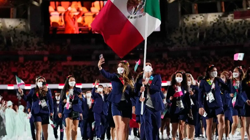 Tokio 2020: Delegación mexicana cantó el Cielito Lindo en inauguración de JJOO