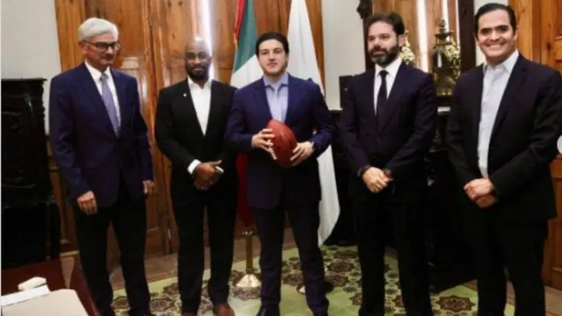 Samuel García anunció llegada de la NFL a Nuevo León tras construcción de estadio