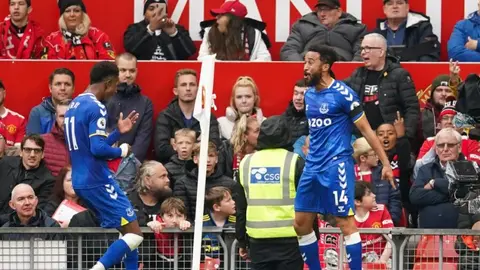Cristiano Ronaldo: Jugador del Everton festejó a lo 'CR7' contra el Manchester United