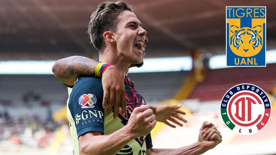 Sebastián Córdova: Tigres y Toluca se suman a la puja por el jugador de América