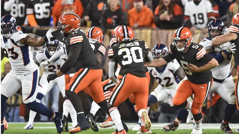 NFL: Case Keenum y D'Ernest Johnson comandaron victoria de Cleveland sobre Denver