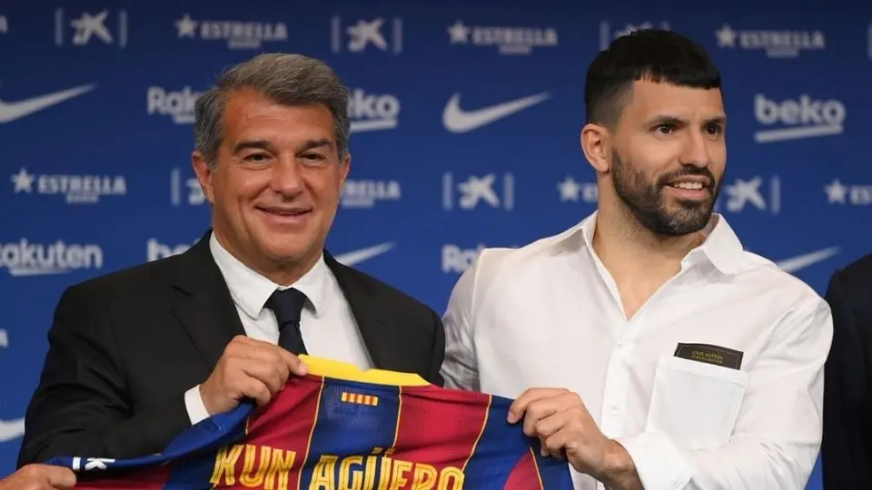 Laporta: 'Agüero le dice todos los días a Messi que firme ya'