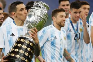 Ángel Di María se tatuó la Copa América tras ganar el título con Argentina