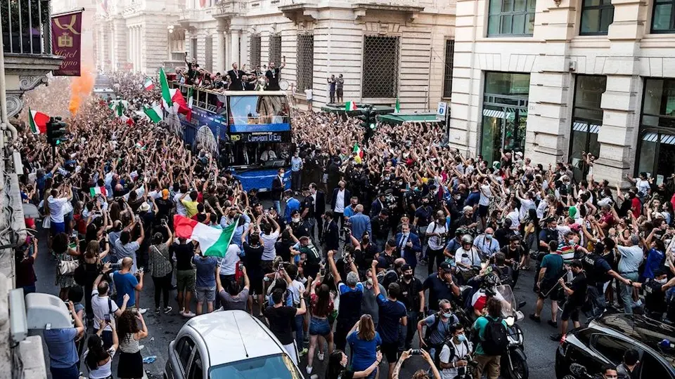 Eurocopa: Festejos en Italia dejaron un muerto y varios heridos