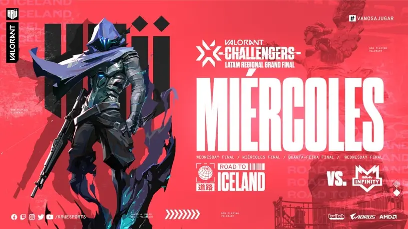 Valorant: KRÜ Esports e Infinity se ven las caras en la final del Valorant Challengers