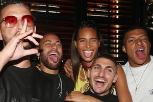 Neymar y Mbappé salieron de fiesta con Cindy Bruna previo a perder ante el Rennes