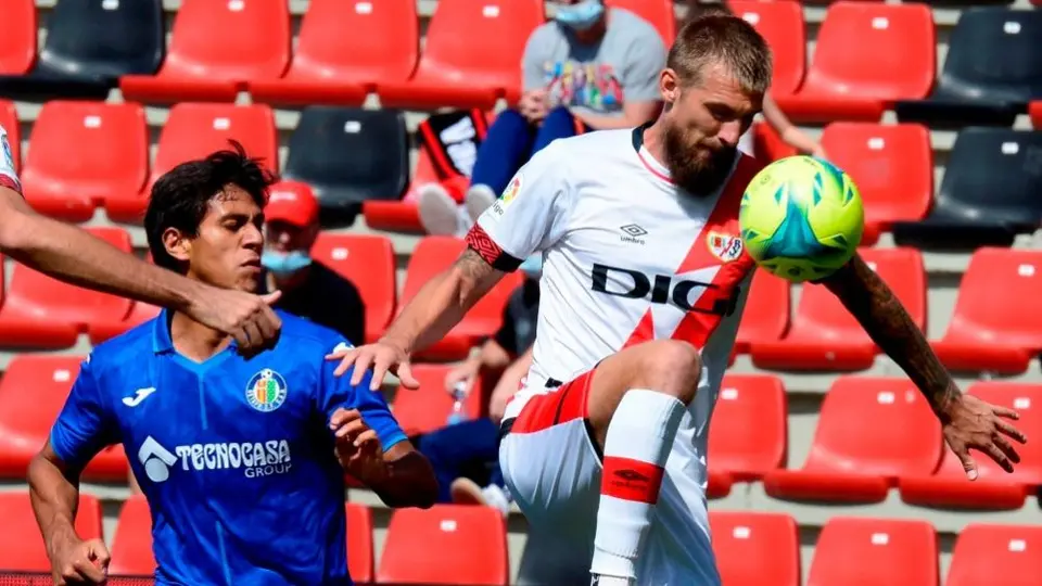 JJ Macías: Entró de cambio en la goleada del Rayo Vallecano sobre el Getafe