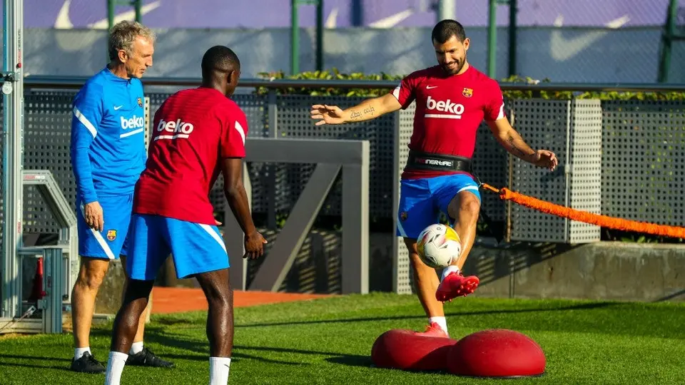 Barcelona: Kun Agüero y Dembélé regresaron a los entrenamientos