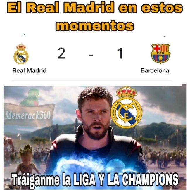 Clásico Español: Los mejores memes de la victoria del Real Madrid
