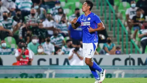 Cruz Azul: Luis Romo dedicó gol y triunfo ante Santos al Piojo Alvarado