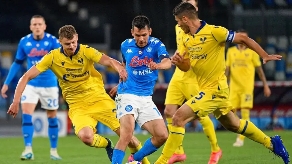 Chucky Lozano: Napoli quedó fuera de la Champions League tras empatar ante el Hellas Verona