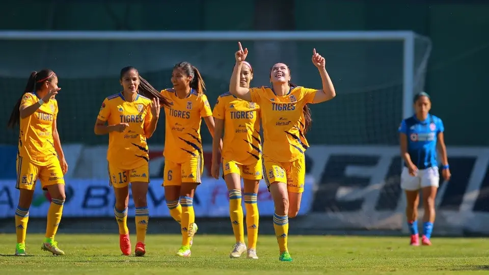 Liga MX Femenil: Tigres puso pie y medio en Semifinales tras golear a Cruz Azul