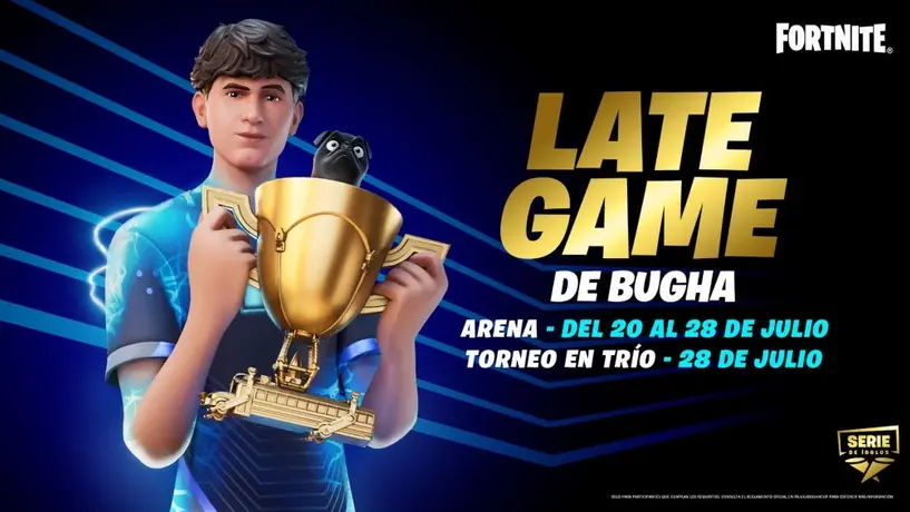 Fortnite: Anunció la skin de Bugha como parte de los Íconos