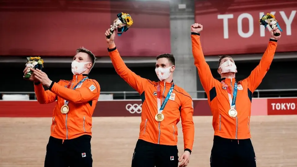 Ciclismo Tokio 2020: Holanda destroza a Gran Bretaña en velocidad por equipos