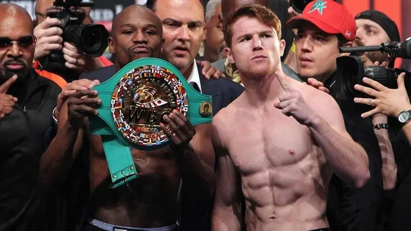 Mayweather a Canelo Álvarez: 'Yo ya me voy del boxeo, pero tú eres el que sigue en la línea'