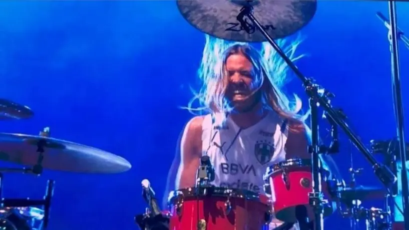 Rayados: Taylor Hawkins, baterista de Foo Fighters, prendió el Pa'l Norte con playera del Monterrey