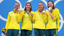 Tokio 2020: Australia consiguió el oro y récord mundial en natación de relevo femenil 4x100