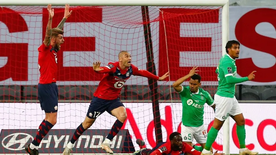 Eugenio Pizzuto: Lille igualó con el Saint Etienne y puso en peligro su coronación en Ligue 1