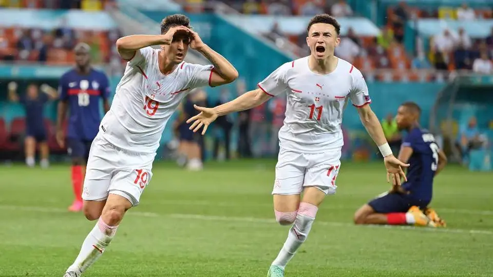 Eurocopa: Suiza derrotó a Francia en penales y los eliminó de la competición