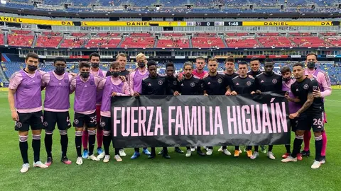 Inter de Miami mandó ánimos a Higuaín por la muerte de su madre