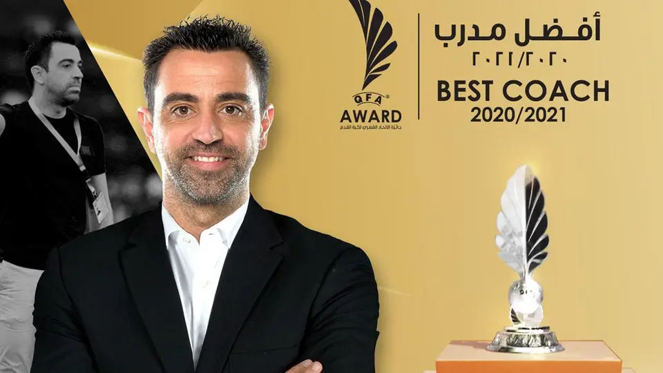 Xavi, elegido el mejor DT de la primera división de Qatar; Santi Cazorla, el mejor jugador