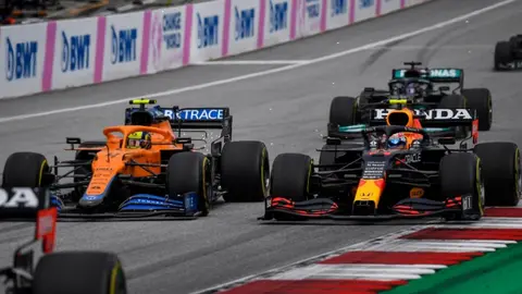 Leclerc a Checo Pérez en el GP de Austria: 'Es un idiota'