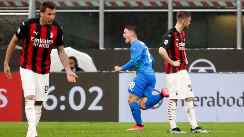 Serie A: Milan cayó sorpresivamente en casa contra el Sassuolo
