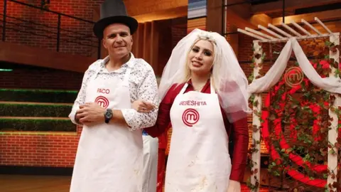 MasterChef Celebrity: Chacón se 'casó' con La Bebeshita en pleno programa
