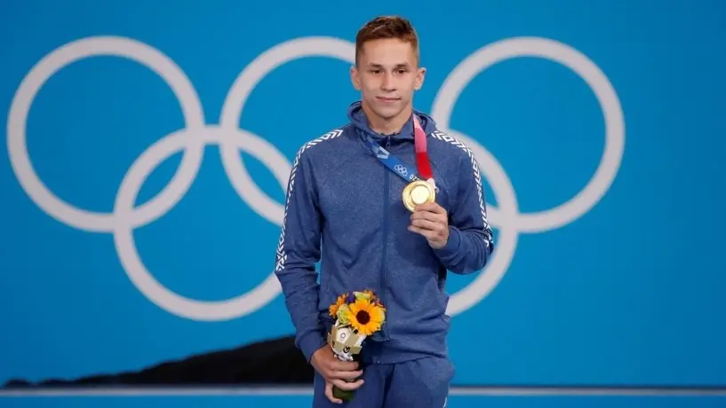 Tokio 2020: Litvinovich le dio a Bielorrusia el oro en trampolín masculino