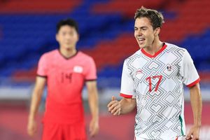 Córdova emuló festejo de Cuauhtémoc a La Volpe en el México vs Corea