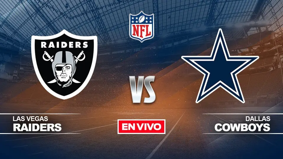 Las Vegas Raiders vs Dallas Cowboys NFL EN VIVO Día de Acción de Gracias Semana 12