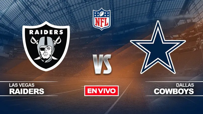 Las Vegas Raiders vs Dallas Cowboys NFL EN VIVO Día de Acción de Gracias Semana 12