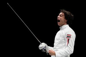 Tokio 2020: Esgrimista festejó como Cristiano Ronaldo