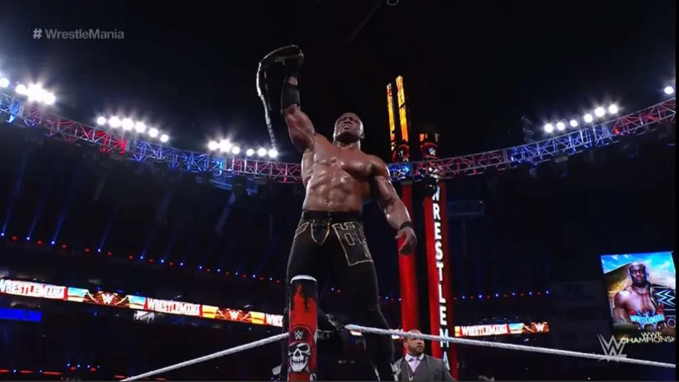 WrestleMania 37: Bobby Lashley venció a Drew McIntyre y retuvo el título de la WWE