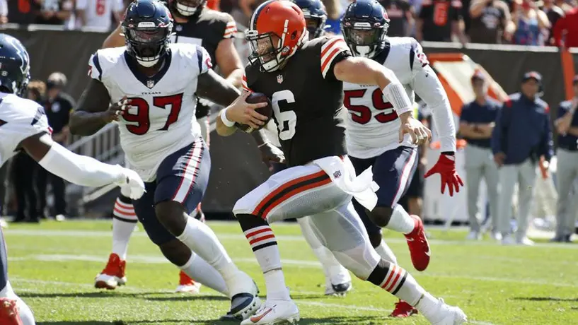 NFL: Baker Mayfield comandó vibrante victoria de Cleveland sobre Texans
