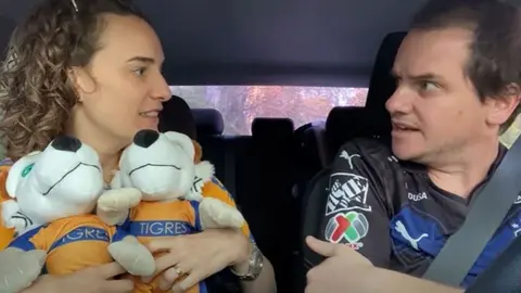 Clásico Regio: Pareja del Mundial dividida por el juego entre Tigres vs Rayados