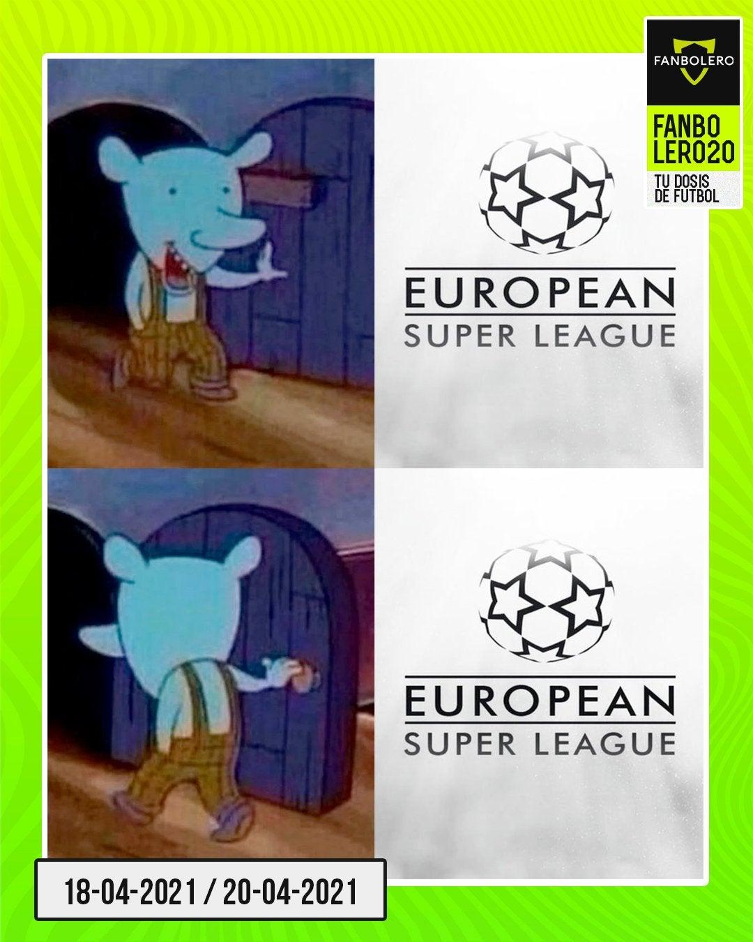 Superliga: Los mejores memes que dejó la creación de la competición europea